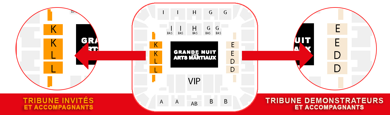 Placement Demonstrateurs et Invités avec accompagnant lors de la GNAM 2025